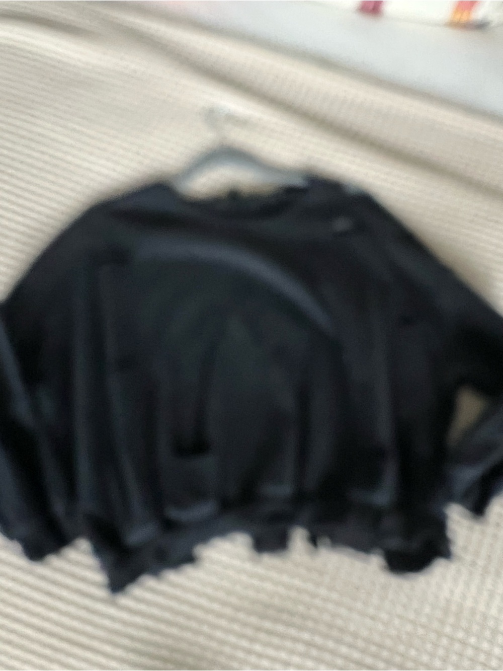 Lulu's Black Crewneck Sweater